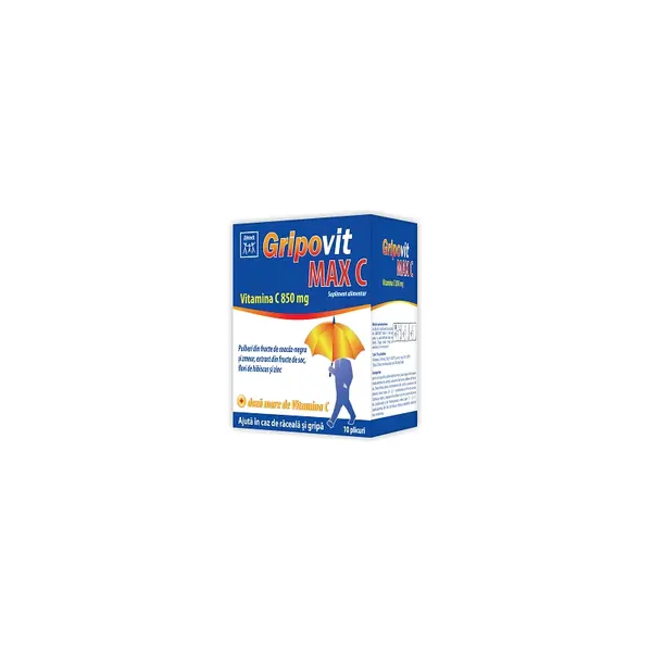 Gripovit Max C 10 plicuri