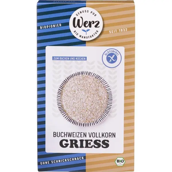 Gris de hrisca integrala fara gluten, eco - 250 g
