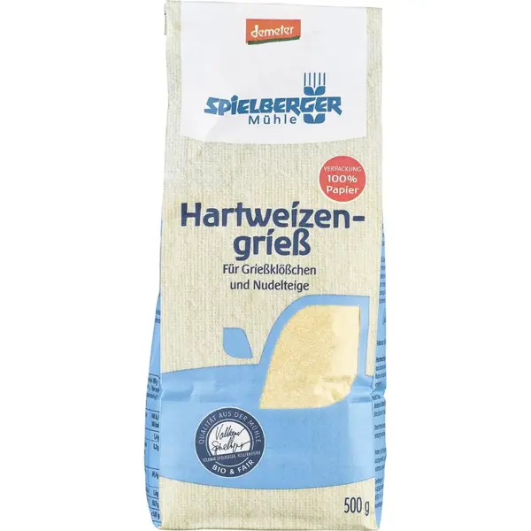Gris din grau dur Demeter, eco - 500 g