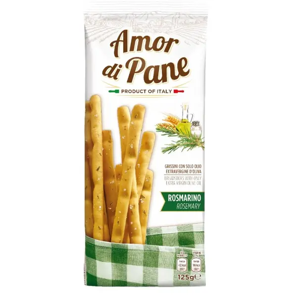 Grisine cu Rozmarin, Amor di Pane, 125 g