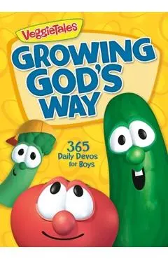 Growing God's Way: 365 Daily Devos for Boys - Veggietales