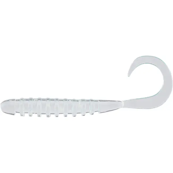 Grub Tide Curly 5cm Clear Glow Crush 8buc