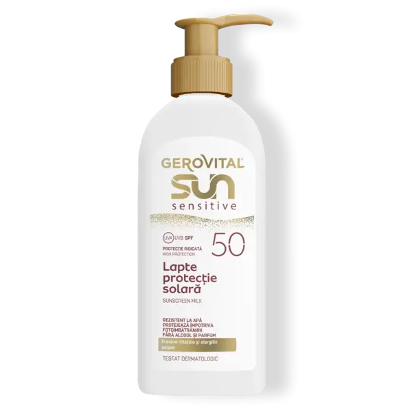 Gsun sensitive-lapte protectie solara SPF50 200ml fl. Farmec