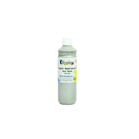 Guasa pentru pictura 500 ml Argintiu, ideala pentru gradinita si scoala
