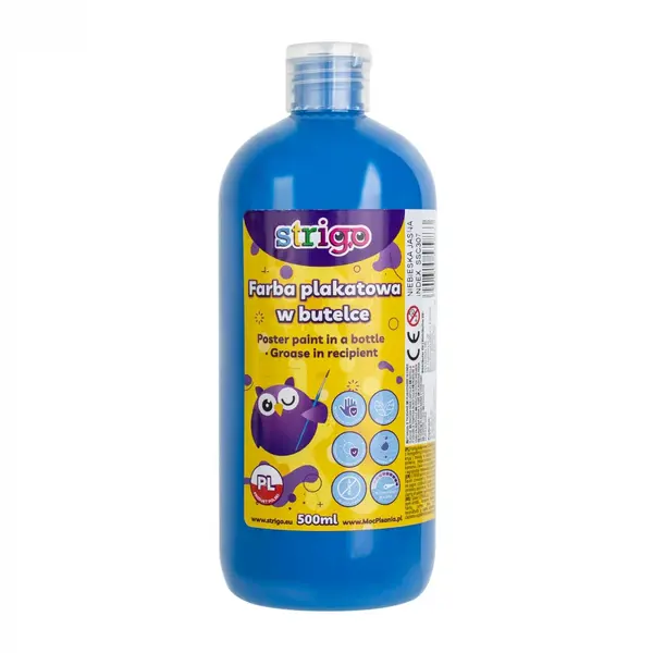 Guase Strigo in Recipient 500 ml, Albastru Deschis