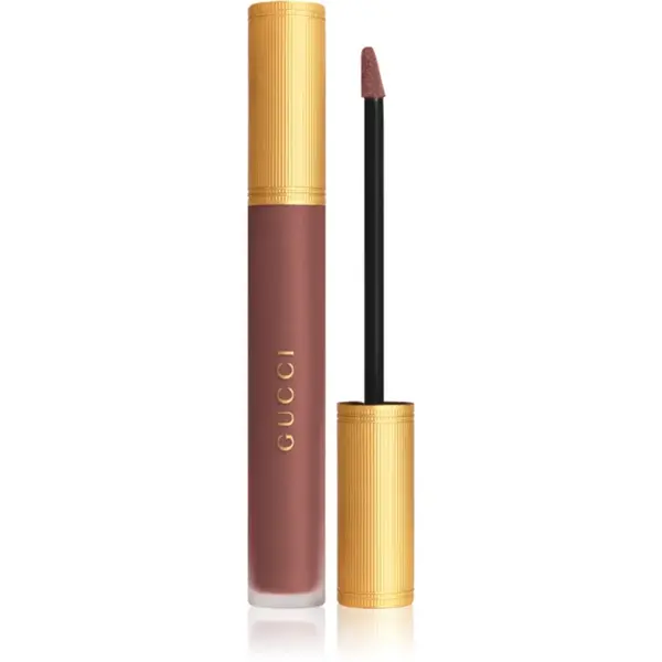 Gucci Gucci Beauty Rouge à Lèvres Matte Lipstick ruj lichid mat culoare 223 Isabel Rosewood 6.5 ml
