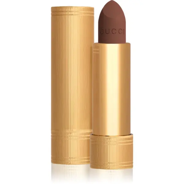 Gucci Gucci Beauty Rouge à Lèvres Matte Lipstick ruj mat culoare 123 Auroral Amber 3.5 g