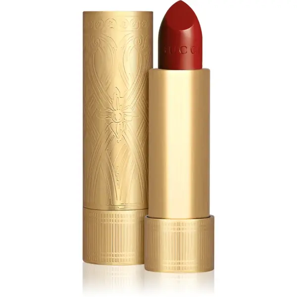 Gucci Gucci Beauty Rouge à Lèvres Satin Lipstick ruj satinat culoare 504 Myra Crimson 3.5 g