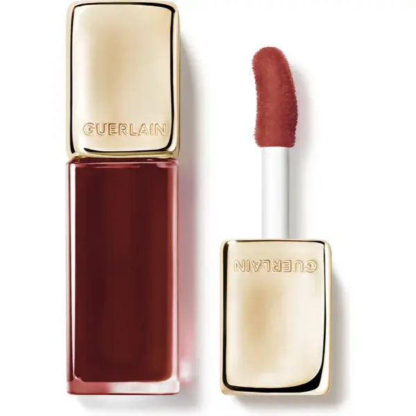 GUERLAIN Blooming Denim KissKiss Bee Glow Oil ulei pentru buze cu miere culoare 878 Dahlia Glow 9.5 ml