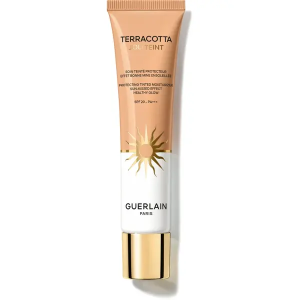 GUERLAIN Terracotta Joli Teint Protecting Tinted Moisturizer machiaj de stralucire pentru un look natural SPF 20 culoare 20 Golden 30 ml