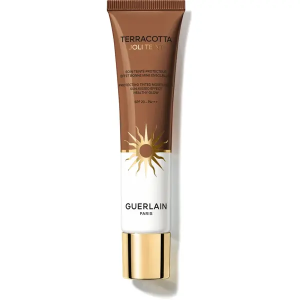 GUERLAIN Terracotta Joli Teint Protecting Tinted Moisturizer machiaj de stralucire pentru un look natural SPF 20 culoare 50 Bronze 30 ml