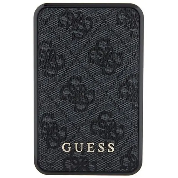 Guess Acumulator extern Guess 10000mAh, 18W, QC, 1xUSB, 1xUSB-C, 1xMicroUSB, Indicator baterie, Negru