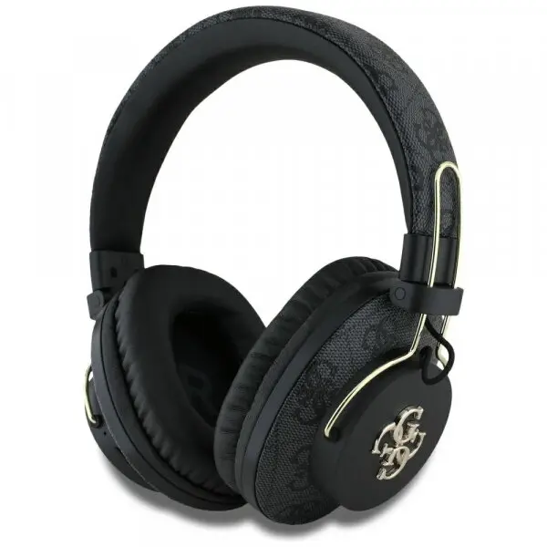 Guess Casti Stereo Wireless Guess 4G Metal Logo, Bluetooth, A2DP, Negru