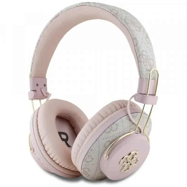 Guess Casti Stereo Wireless Guess 4G Metal Logo, Bluetooth, A2DP, Roz