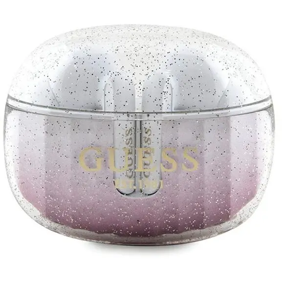 Guess Casti True Wireless Guess Glitter Gradient, Bluetooth, Roz