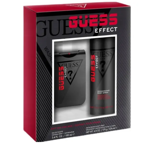 Guess Effect Set cadou pentru bărbați Volum EDT 100 ml + 200 ml deodorant