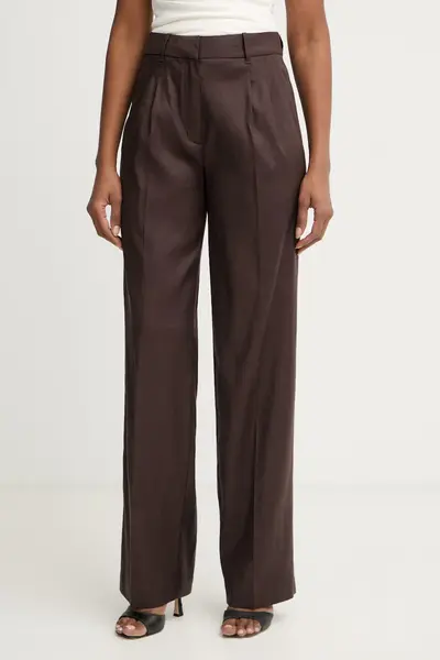 Guess pantaloni straight pentru femei, cu in CARLA