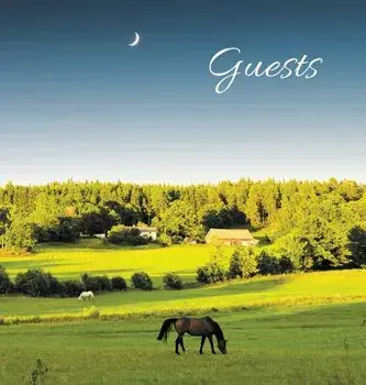 Guest Book for Guest House, Airbnb, Bed & Breakfast, Vacation Home, Retreat Centre: Hardcover Visitors Book, Guest Comments Book, Vacation Home Guest/Angelis Publications