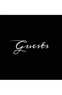 Guests Black Hardcover Guest Book Blank No Lines 64 Pages Keepsake Memory Book Sign In Registry for Visitors Comments Wedding Birthday Anniversary Chr - Murre Book Decor