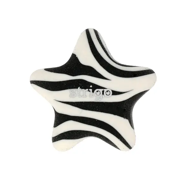 Guma de sters Strigo bicolora, forma stea, 4 culori