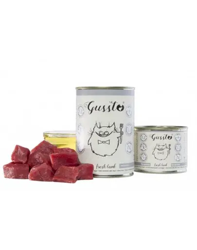 GUSSTO Cat Fresh Lamb set conserve pisici 6x400 g cu miel