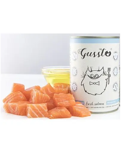 GUSSTO Cat Fresh Salmon SOMON PROASPĂT 400 g