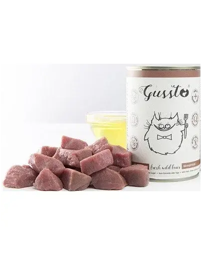 GUSSTO Cat Fresh Wild Boar CARNE PROASPĂTĂ DE MISTREŢ 400 g