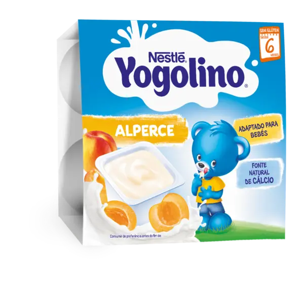 Gustare cu caise Yogolino, 4 x 100g, Nestle