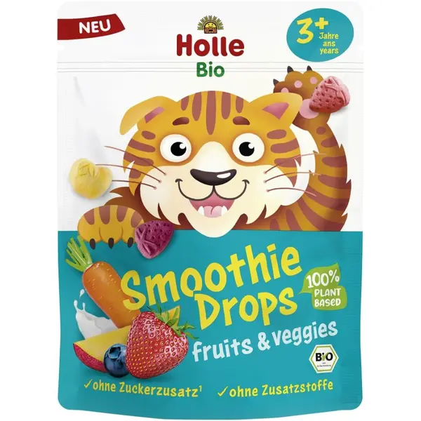 Gustare din fructe si legume pentru copii 3 ani, eco - 15 g