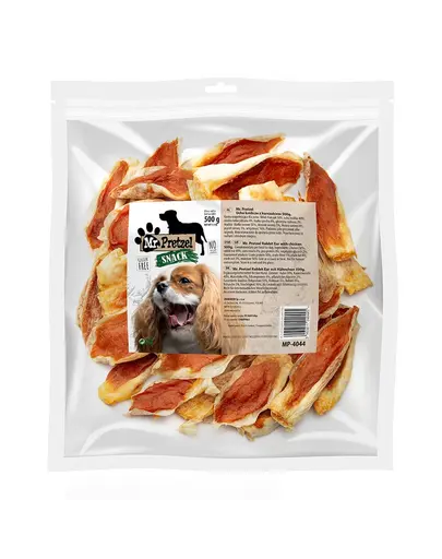 Gustări câini naturale de ros iepure MR. PRETZEL 500g
