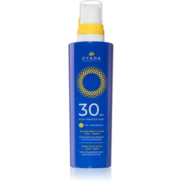 Gyada Cosmetics Solar High Protection crema de protectie pentru fata si corp SPF 30 200 ml