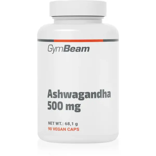 GymBeam Ashwagandha 500 mg capsule pentru sănătate fizică și psihică 68.1 g