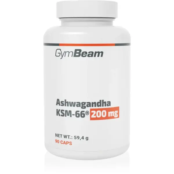 GymBeam Ashwagandha KSM-66® capsule pentru sănătate fizică și psihică 96 g