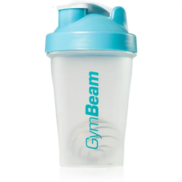 GymBeam Blend Bottle shaker pentru sport culoare Transparent & Blue 400 ml