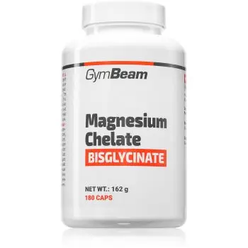 GymBeam Magnesium Chelate Bisglycinate capsule pentru suplimentarea eficientă a aportului de magneziu