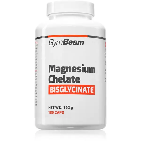 GymBeam Magnesium Chelate Bisglycinate capsule pentru suplimentarea eficientă a aportului de magneziu 171 g