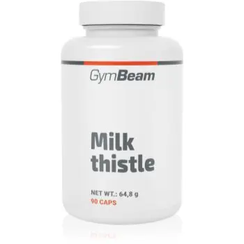GymBeam Milk Thistle capsule pentru susținerea funcției ficatului