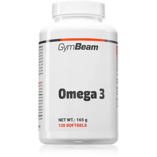 GymBeam Omega 3 capsule cu acizi grași esențiali 202 g