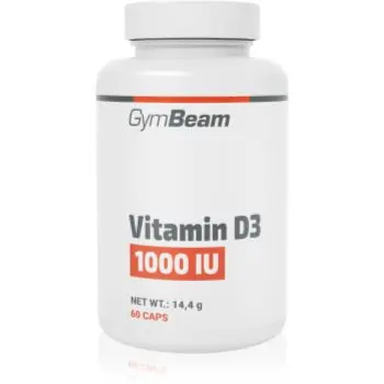 GymBeam Vitamin D3 1000 IU capsule cu vitamina D