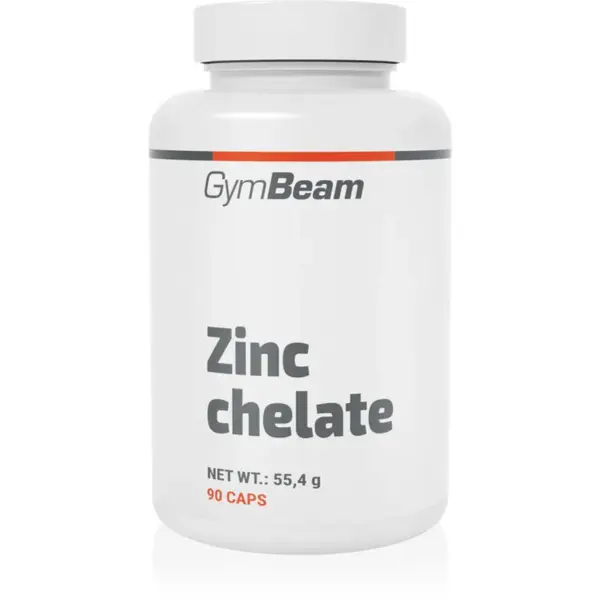 GymBeam Zinc Chelate Bisglycinate capsule pentru susținerea sistemului imunitar și frumusețea tenului și a unghiilor 55.4 g