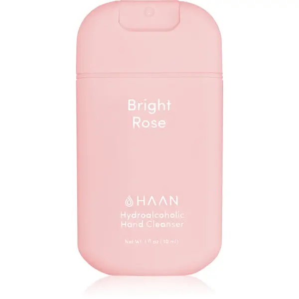 HAAN Hand Cleanser Bright Rose spray de curățare pentru mâini antibacterial 30 ml
