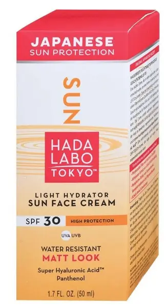 Hada Labo Cremă de protecție solară pentru față, SPF30, 50 ml