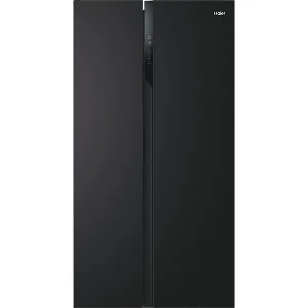 HAIER Frigider Side by side Haier HSR3918ENPB, 528 l, Total No Frost, Motor Inverter, Multi Air Flow, Display, Super cooling, Super freezing, Clasa E, H 177 cm, Negru
