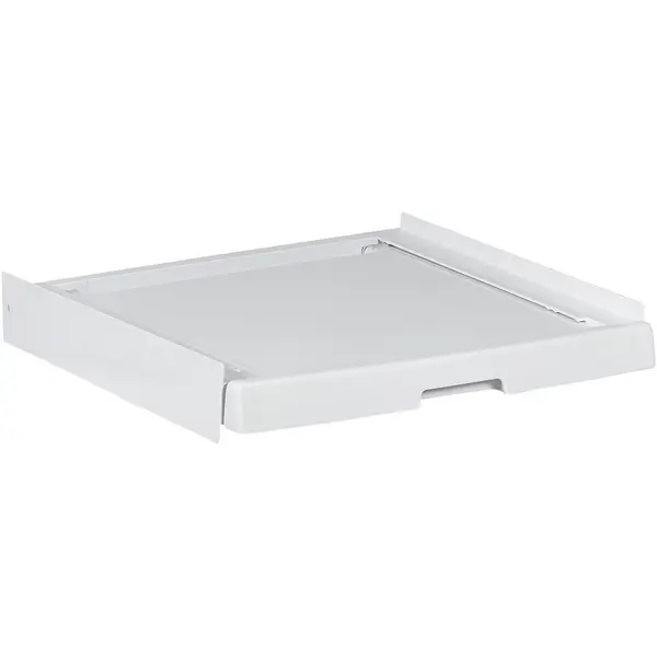 HAIER Kit suprapunere uscator si masina de spalat Haier, raft retractabil, adancime reglabila 47-62 cm, Alb