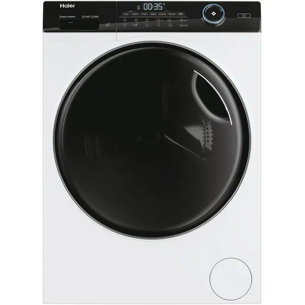 HAIER Masina de spalat rufe cu uscator Haier HWD80-B14959U1-S, Spalare 8 kg, Uscare 5 kg, 1400 rpm, Clasa A, Motor Direct Motion, Wi-Fi, iRefresh, ABT, Pillow Drum, Dual Spray, AlbNegru