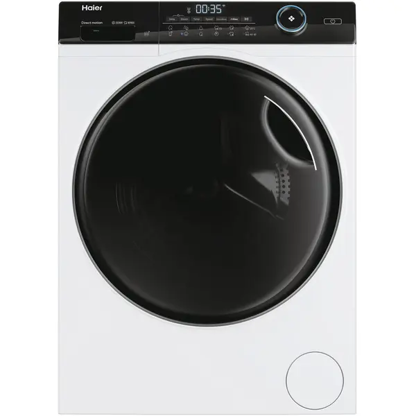 HAIER Masina de spalat rufe Haier HW100-B14959U1-S, 10 kg, 1400 rpm, Clasa A, Motor Direct Motion, Wi-Fi, Refresh, ABT, Steam, iTime, Pillow Drum, Dual Spray, Alb