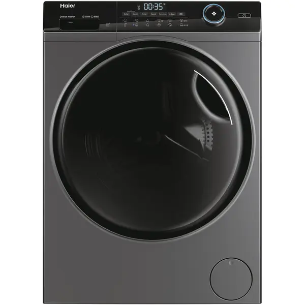 HAIER Masina de spalat rufe Haier HW80-B14959S8U1S, 8 kg, 1400 rpm, Clasa A, Motor Direct Motion, Wi-Fi, Refresh, ABT, Steam, iTime, Pillow Drum, Dual Spray, Antracit