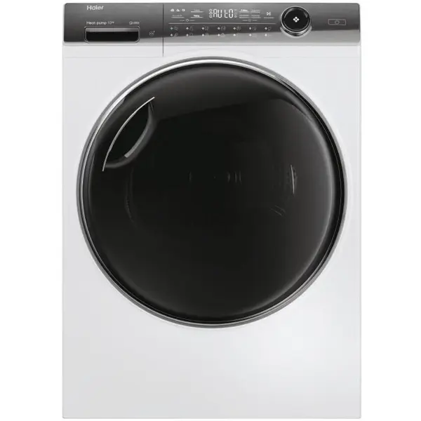 HAIER Uscator de rufe Haier HD100-A2979NU1-S, clasa E, Pompa de caldura, 10 kg, i-Refresh, Dry Sensor, WiFi/ hOn app, Drum Light, Alb