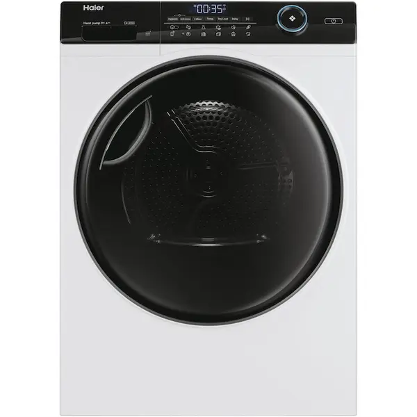 HAIER Uscator de rufe, Haier HD90-A3959-S, 9Kg Wi-Fi, alb