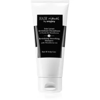 Hair Rituel by Sisley Revitalizing Smoothing Shampoo with Macadamia oil sampon pentru indreptarea parului pentru toate tipurile de păr